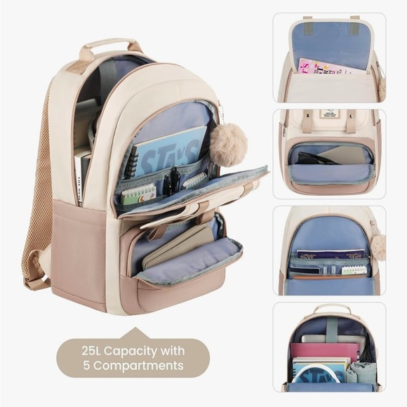 Kids Backpack for Girls,Bookbag for Teens Bag Elementary Primary Middle (072) - Picture 3 of 7